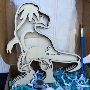 T-Rex - Dinosaur - Paint kit - Handmade